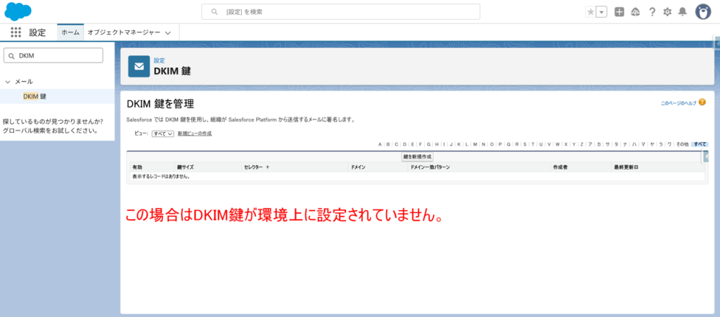 SalesforceでのDKIM鍵の設定確認方法